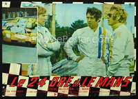 a483 LE MANS Italian photobusta movie poster '71 McQueen, car racing!