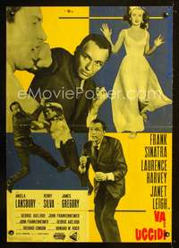 a414 MANCHURIAN CANDIDATE Italian large photobusta movie poster '62 Sinatra