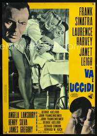 a488 MANCHURIAN CANDIDATE Italian photobusta movie poster '62 Sinatra