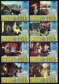 a440 MARCO POLO 8 Italian photobusta movie posters '62 Rory Calhoun
