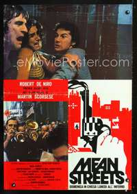 a417 MEAN STREETS Italian large photobusta movie poster R70s De Niro, Keitel