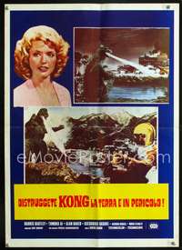 a489 MECHAGODZILLA VS GODZILLA Italian photobusta movie poster '75