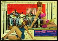 a490 MONDO SEXUALITY Italian photobusta movie poster '62 sexy!