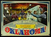 a421 OKLAHOMA Italian large photobusta movie poster '56 Shirley Jones