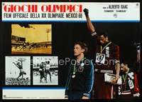 a496 OLYMPICS IN MEXICO Italian photobusta movie poster '69 Carlos