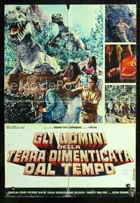 a424 PEOPLE THAT TIME FORGOT Italian large photobusta movie poster '77