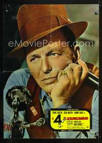 a428 ROBIN & THE 7 HOODS Italian large photobusta movie poster '64 Sinatra