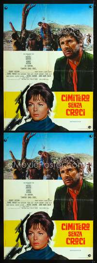 a390 ROPE & THE COLT 2 Italian large photobusta movie posters '69 Hossein