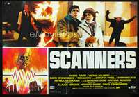 a498 SCANNERS Italian photobusta movie poster '81 David Cronenberg