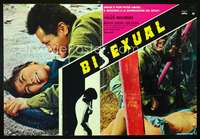 a500 SEX CHECK Italian photobusta movie poster '68 they're BiSexual!