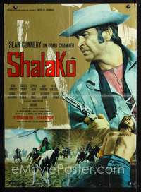 a429 SHALAKO Italian large photobusta movie poster '68 Sean Connery