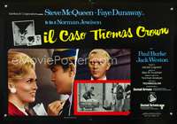 a504 THOMAS CROWN AFFAIR Italian photobusta movie poster '68 McQueen