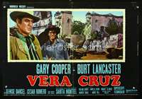 a508 VERA CRUZ Italian photobusta movie poster '55 Cooper, Lancaster