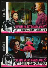 a461 WHAT EVER HAPPENED TO BABY JANE 2 Italian photobusta movie posters '62