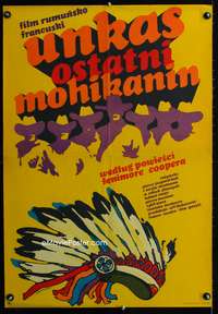 a184 DEERSLAYER Polish 23x33 movie poster '69 cool Mosinski art!