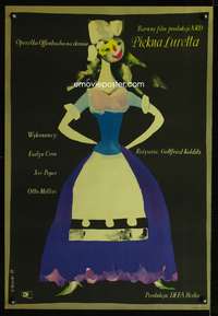 a186 DIE SCHONE LURETTE Polish 23x33 movie poster '61 H. Bodnar art!
