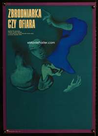a232 ORDINARY DARKNESS Polish 23x33 movie poster '72 wild artwork!