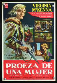a549 CARVE HER NAME WITH PRIDE Spanish 10x15 movie poster '58 McKenna