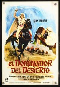 a551 DESERT RAIDERS Spanish 10x15 movie poster '64 Kirk Morris, Boccia