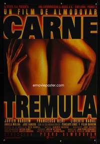 a542 LIVE FLESH Spanish movie poster '97 Almodovar, Carne Tremula