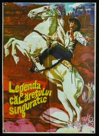 a110 LEGEND OF THE LONE RANGER Romanian movie poster '80 Spilsbury