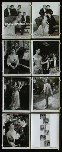 b303 GIGI 8 8x10 movie stills '58 Leslie Caron, Maurice Chevalier