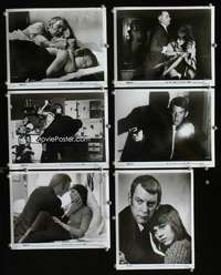 b417 KLUTE 6 8x10 movie stills '71 Jane Fonda, Donald Sutherland