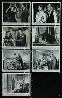 b396 LOVE IN THE AFTERNOON 7 8x10 movie stills '57 Cooper, Hepburn