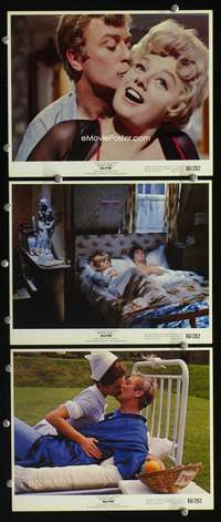 b183 ALFIE 3 color 8x10 movie stills '66 Michael Caine, Winters