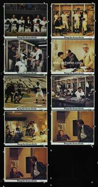 b030 BANG THE DRUM SLOWLY 8 8x10 mini movie lobby cards '73 De Niro