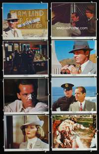 b039 CHINATOWN 8 8x10 mini movie lobby cards '74 Nicholson, Polanski