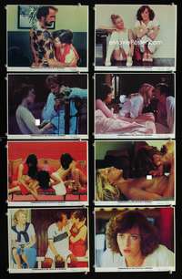 b048 EMMANUELLE 2 THE JOYS OF A WOMAN 8 8x10 mini movie lobby cards '76