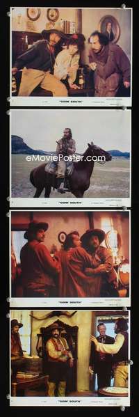 b162 GOIN' SOUTH 4 8x10 mini movie lobby cards '78 Nicholson, Belushi