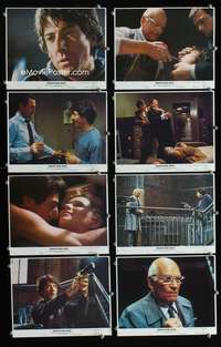 b080 MARATHON MAN 8 8x10 mini movie lobby cards '76 Dustin Hoffman