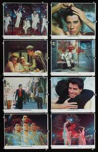 b099 SATURDAY NIGHT FEVER 8 8x10 mini movie lobby cards '77 Travolta