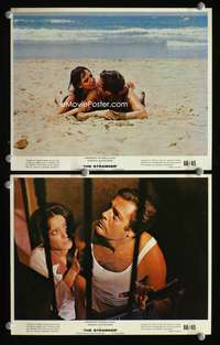 b222 STRANGER 2 color 8x10 movie stills '68 Visconti, Mastroianni