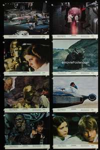 b112 STAR WARS 8 color 8x10 movie stills '77 George Lucas classic!