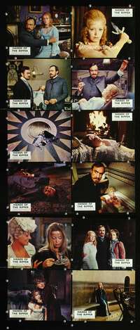 b271 HANDS OF THE RIPPER 12 English Front of House movie lobby cards '72 Hammer!