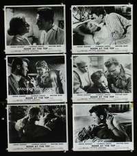 b429 ROOM AT THE TOP 6 English Front of House movie lobby cards '59 Laurence Harvey