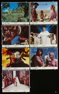 b120 CLASH OF THE TITANS 7 int'l 8x10 mini movie lobby cards '81