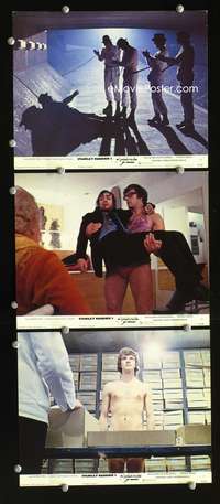 b188 CLOCKWORK ORANGE 3 color 8x10 movie stills '72 Stanley Kubrick