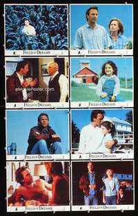 b052 FIELD OF DREAMS 8 8x10 mini movie lobby cards '89Costner,baseball