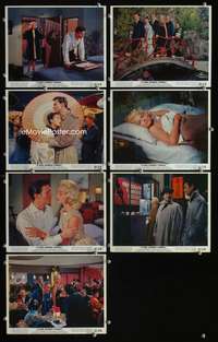 b123 GIRL NAMED TAMIKO 7 color 8x10 movie stills '62 Laurence Harvey