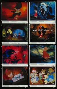 b104 SECRET OF NIMH 8 8x10 mini movie lobby cards '82 Don Bluth cartoon!
