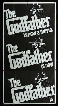 c159 GODFATHER int'l three-sheet movie poster '72 Francis Ford Coppola classic