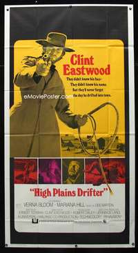 c191 HIGH PLAINS DRIFTER int'l three-sheet movie poster '73 Clint Eastwood