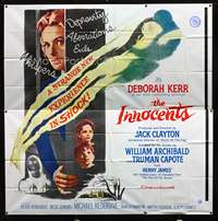 d014 INNOCENTS six-sheet movie poster '62 Deborah Kerr, Michael Redgrave