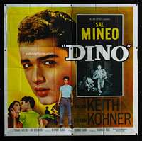 d008 DINO six-sheet movie poster '57 Sal Mineo, Brian Keith, Kohner