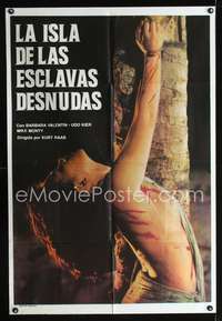 d211 ISLAND OF THE BLOODY PLANTATION Argentinean movie poster '83