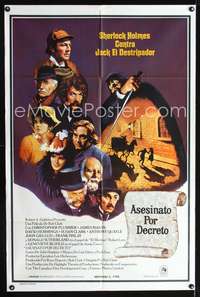 d262 MURDER BY DECREE Argentinean movie poster '79 Sherlock Holmes!